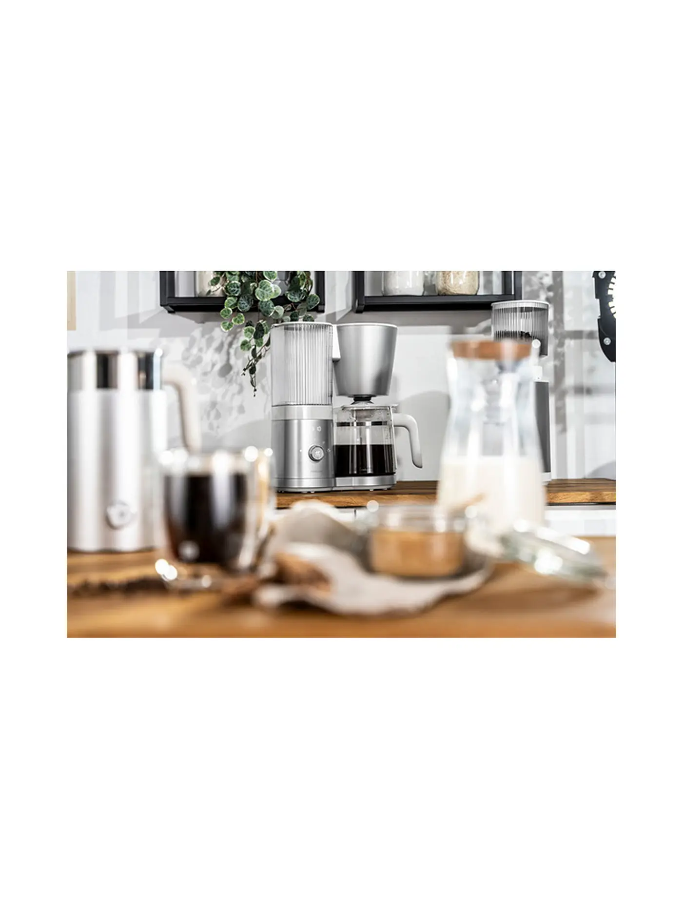 ZWILLING | Filterkaffeemaschine Enfinigy 1008909 Edelstahl/Weiss | 